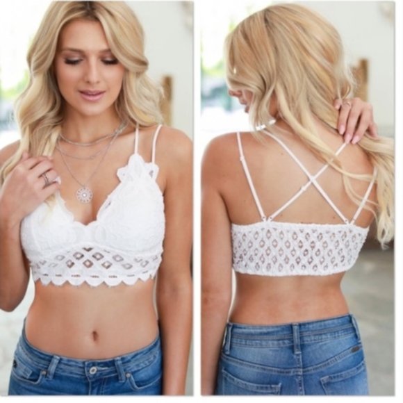SHEIN Other - ⬇️1-M LEFT Crochet Lace Bralette